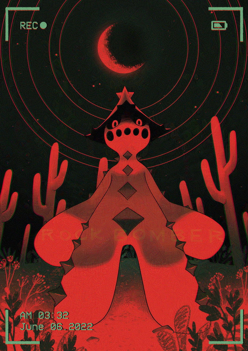 alt_text, cacturne, cactus, commentary, desert, diamond_(shape), english_commentary, full_body