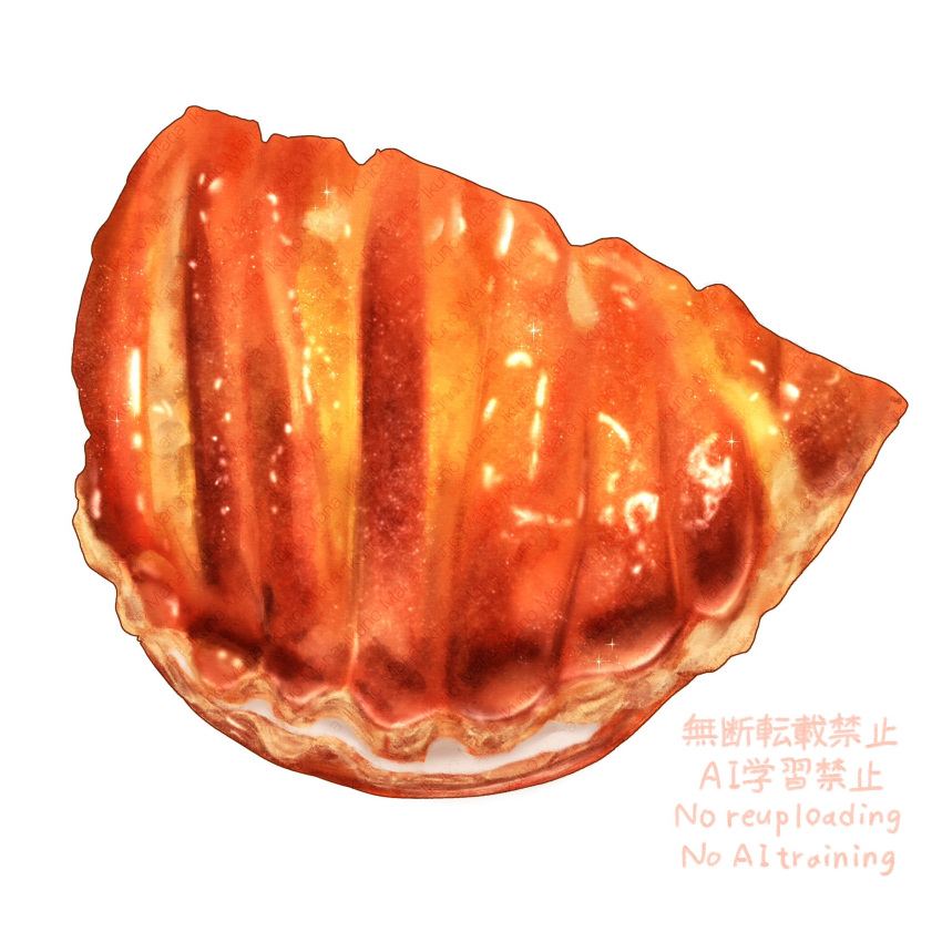 apple_pie, food, food_focus, highres, ikuno_mana, no_humans, original, pie