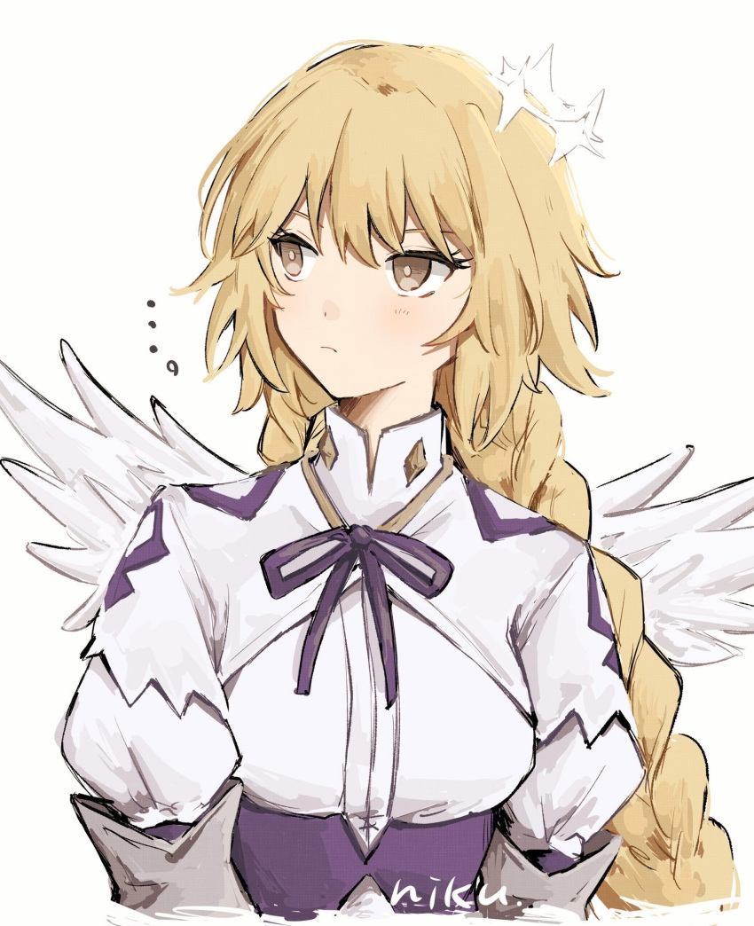 angel, blonde_hair, bow, fate/grand_order, fate_(series), fgo_si, highres, jeanne_d'arc_(fate)