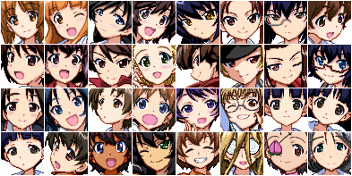 2ac5, 6+girls, :d, ;), ;d, ^_^, akiyama_yukari, arm_up