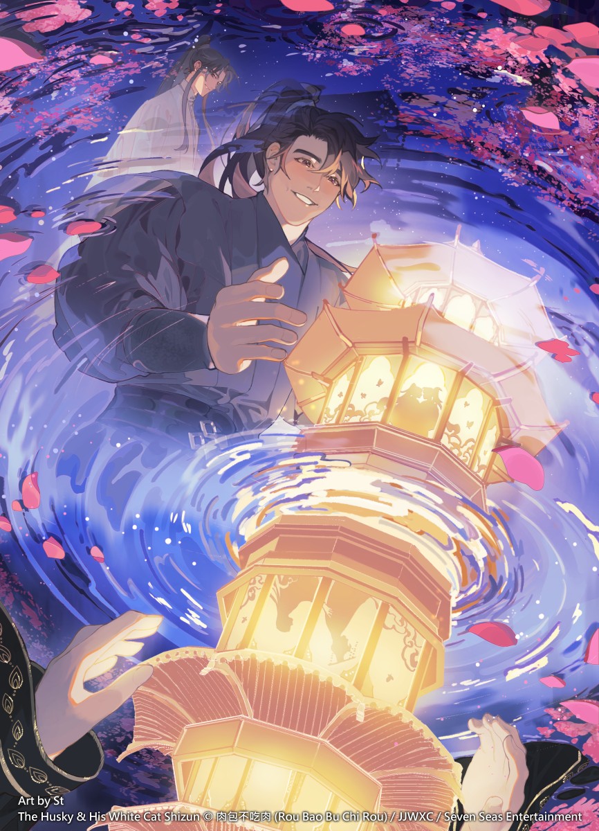 2boys, black_hair, black_hanfu, black_sash, brown_hair, bug, butterfly, chinese_clothes