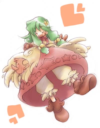 1girl, 2000s_(style), :d, bird, bloomers, boots, brown_boots, brown_jacket