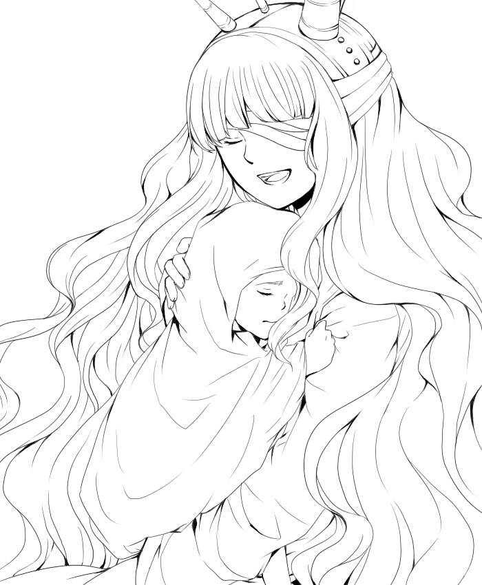 bandage, child, d.gray-man, lala, long_hair, sketch, souaokou