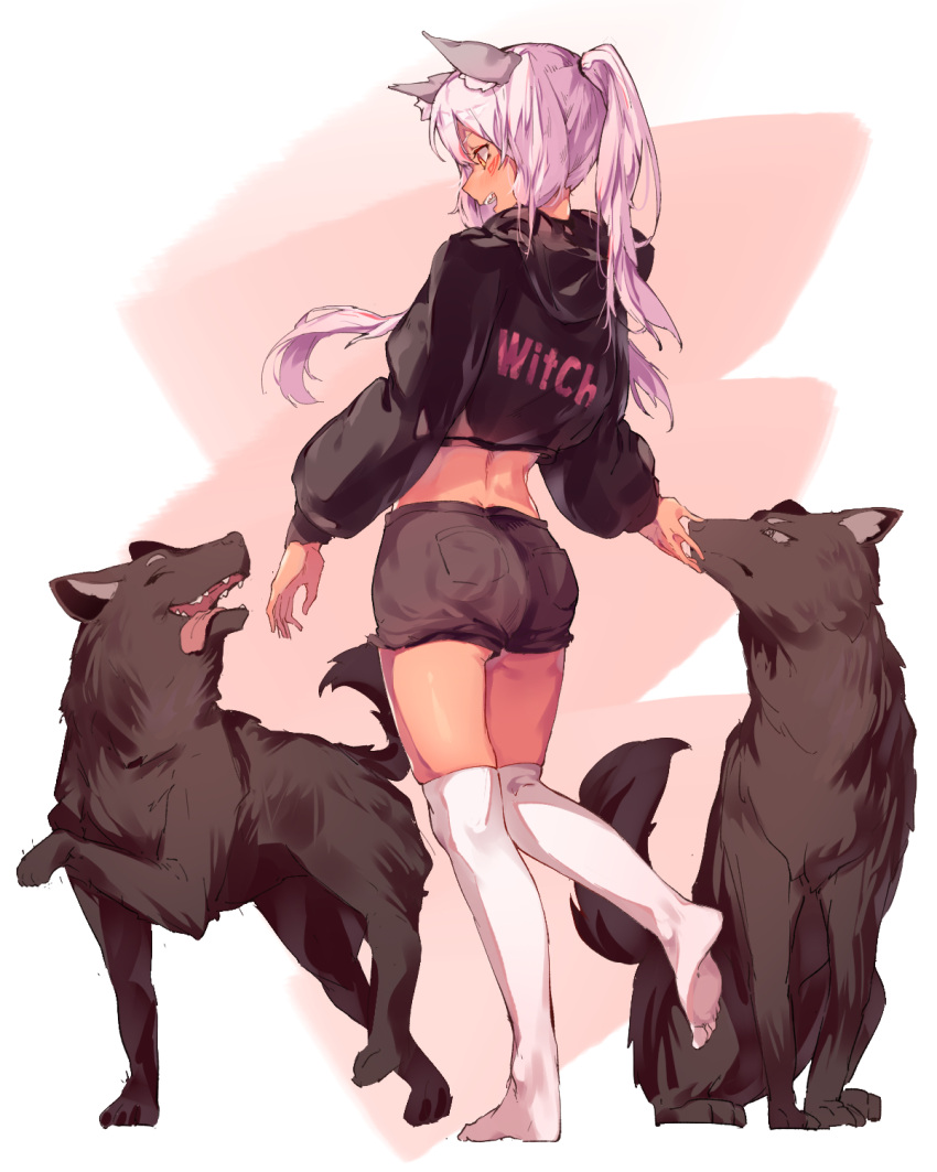 1girl, animal_ear_fluff, animal_ears, cymlim, dark-skinned_female, dark_skin, guardian_tales, hairband