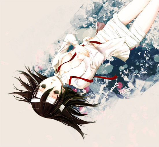 black_hair, breasts, capcom, character_request, cleavage, green_eyes, gyakuten_kenji, gyakuten_saiban