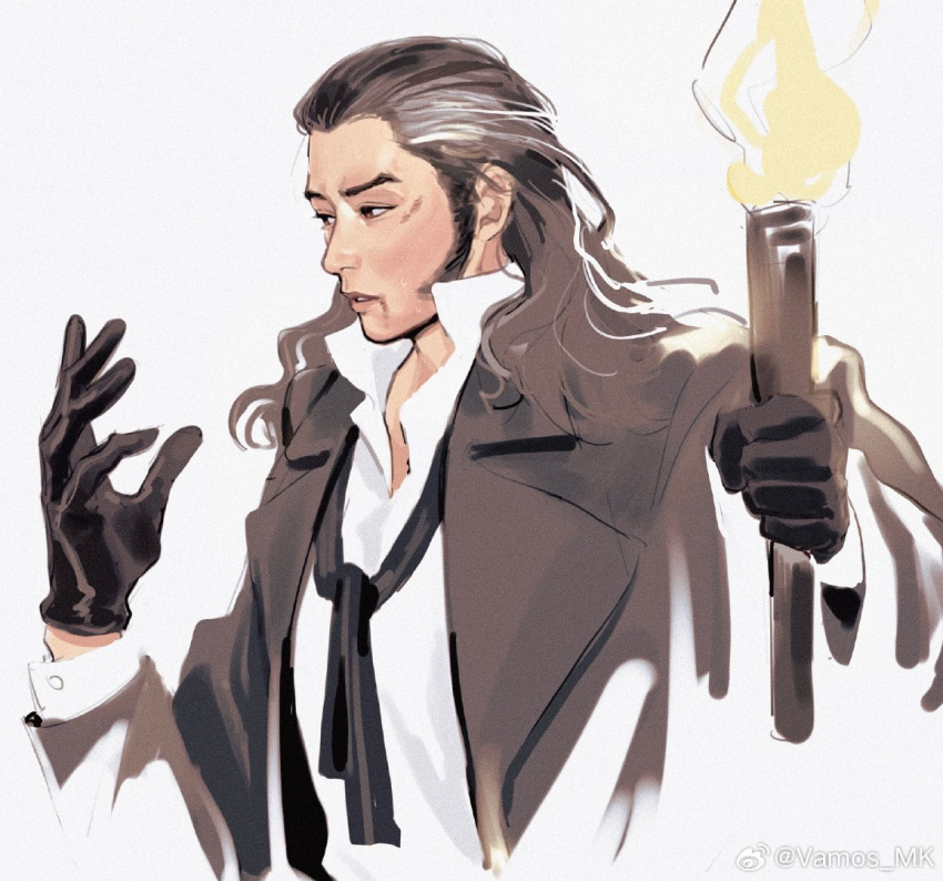 1boy, black_gloves, black_necktie, brown_coat, coat, gloves, javert, les_miserables