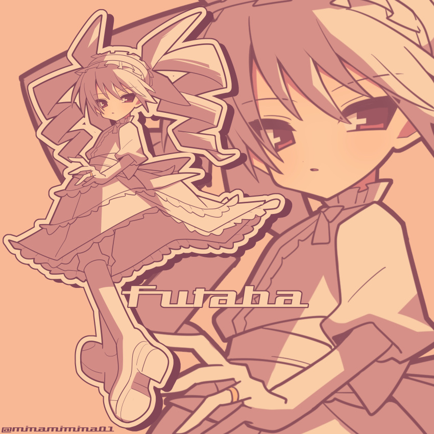 1girl, 2000s_(style), absurdres, dress, hair_ornament, highres, long_hair, looking_at_viewer