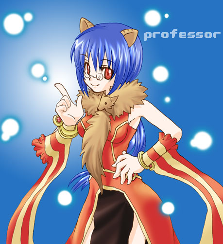 1girl, animal_around_neck, animal_ears, bangle, blue_background, blue_hair, bracelet, breasts