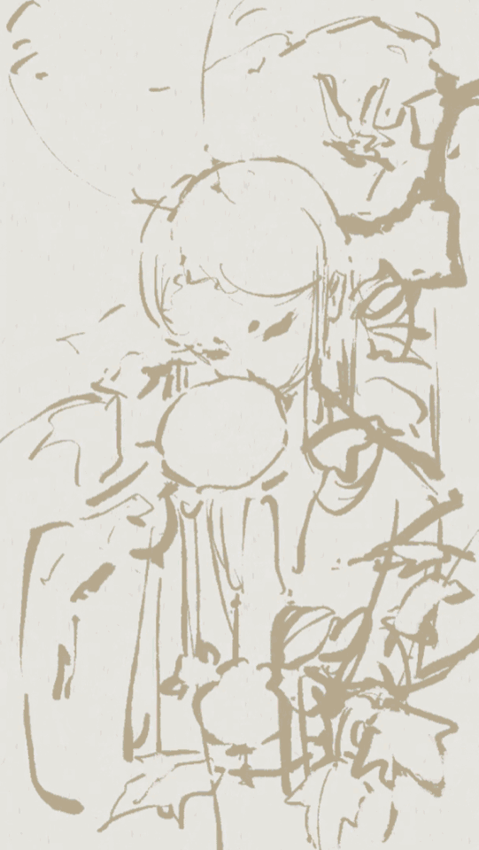 1girl, animated, animated_gif, antennae, aqiu4682, artist_name, black_robe, brown_eyes