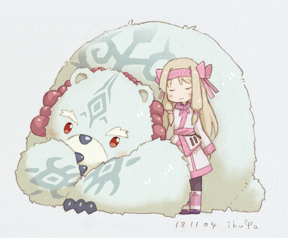 1girl, bead_necklace, beads, black_pantyhose, brown_hair, closed_eyes, closed_mouth, coat
