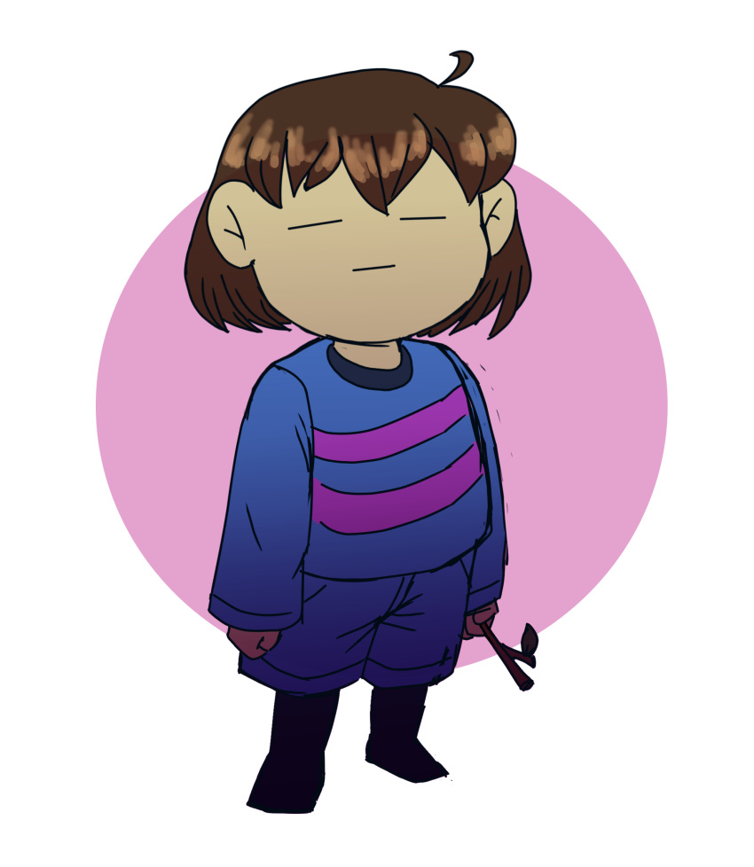 1other, 2017, 2d, =_=, ambiguous_gender, blue_shirt, brown_hair, digital_media