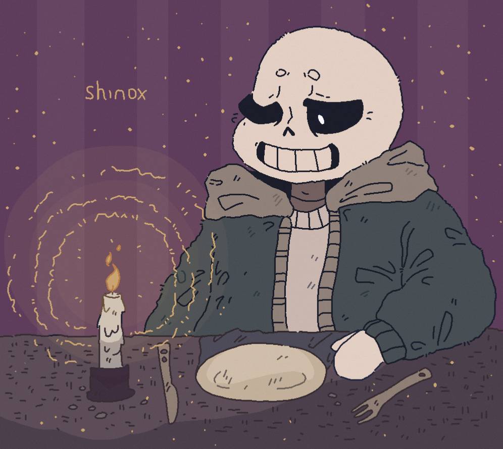 1boy, 2019, 2d, artist_name, black_shorts, blue_jacket, candle, digital_media
