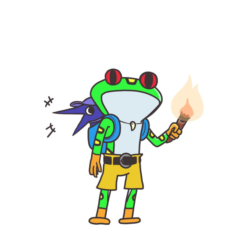 2phan, backpack, bag, banjo-kazooie, banjo_(banjo-kazooie), banjo_(banjo-kazooie)_(cosplay), belt, bird