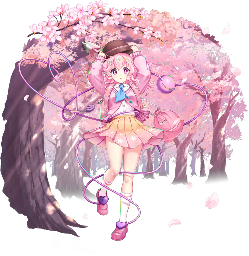 1girl, alternate_color, alternate_costume, alternate_eye_color, alternate_hair_color, backpack, bag, blue_necktie
