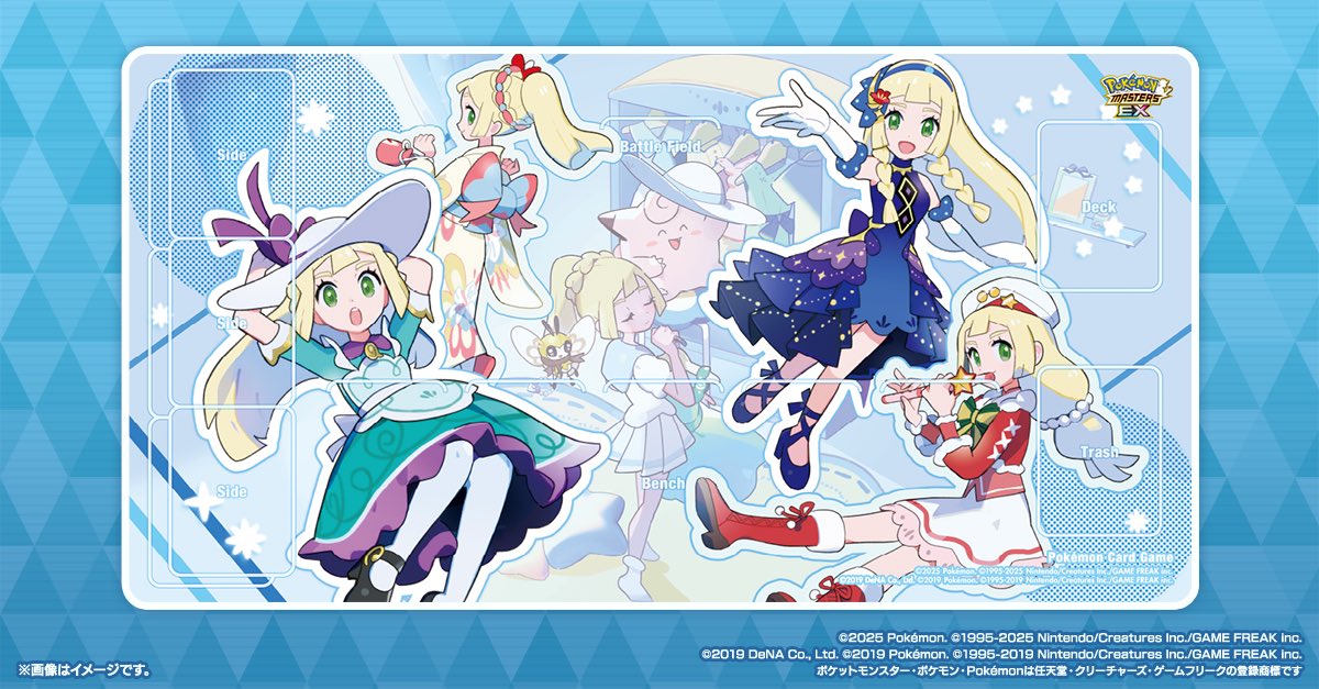 1girl, :d, apron, blonde_hair, boots, bow, clefairy, commentary_request