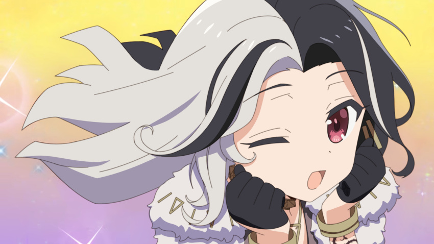 1girl, black_hair, bocchi_the_rock!, goddess_of_victory:_nikke, hair_ornament, hasegawa_ikumi, highres, jewelry