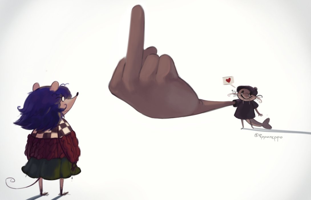 2boys, animal_ears, beret, black_shirt, blue_hair, catfish, fins, fish