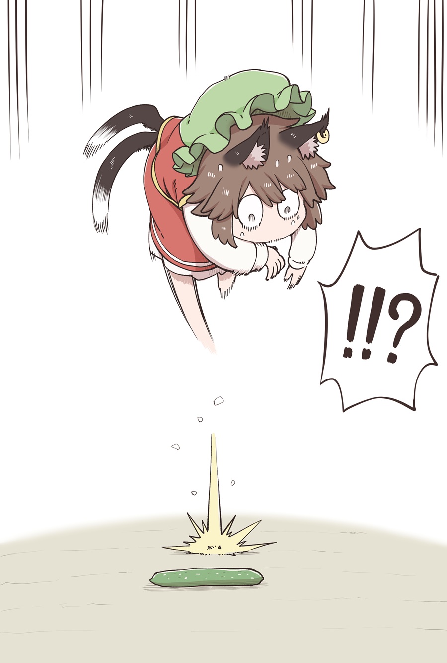 ..., 1girl, ?, animal_ear_fluff, animal_ear_piercing, animal_ears, brown_hair, cat_ears