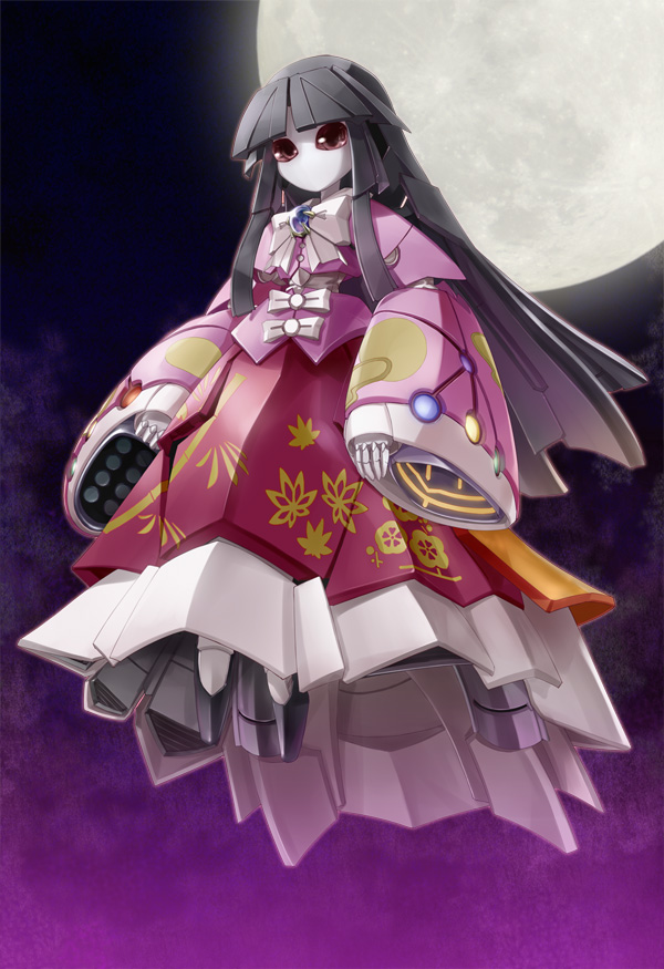 houraisan_kaguya, machine, mecha, mechanization, medabots, medarot, medarots, moon
