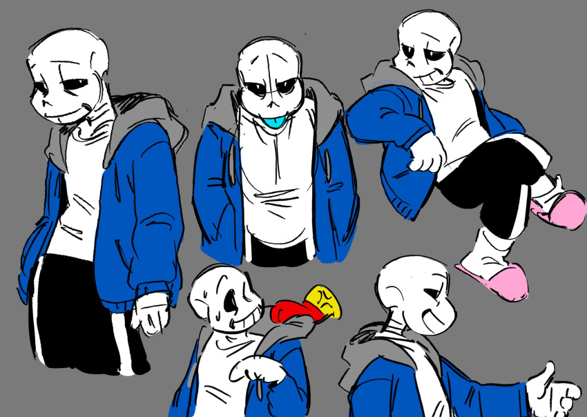 2022, 2boys, 2d, bad_id, bad_twitter_id, black_shorts, blue_jacket, blue_tongue