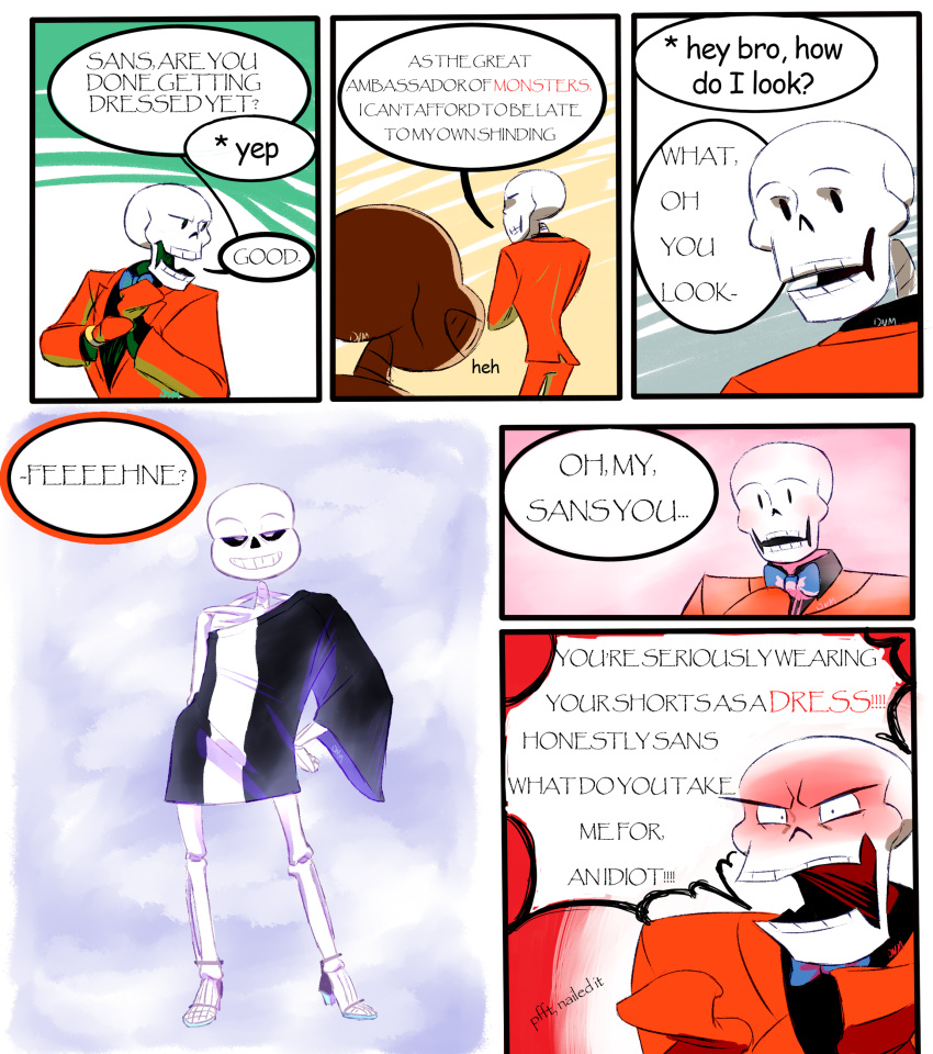 2016, 2boys, 6koma, alternate_costume, black_shorts, blush, brothers, comic