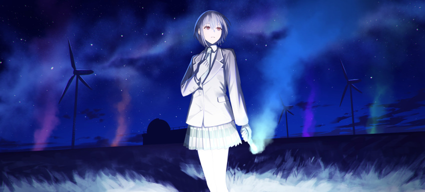 1girl, absurdres, bang_dream!, bang_dream!_it's_mygo!!!!!, brown_eyes, chihaya_anon, commentary, diagonal-striped_clothes
