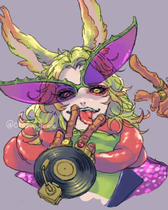 1boy, animal_ears, black_sclera, colored_sclera, dancing_green, eyeshadow, final_fantasy, final_fantasy_xiv