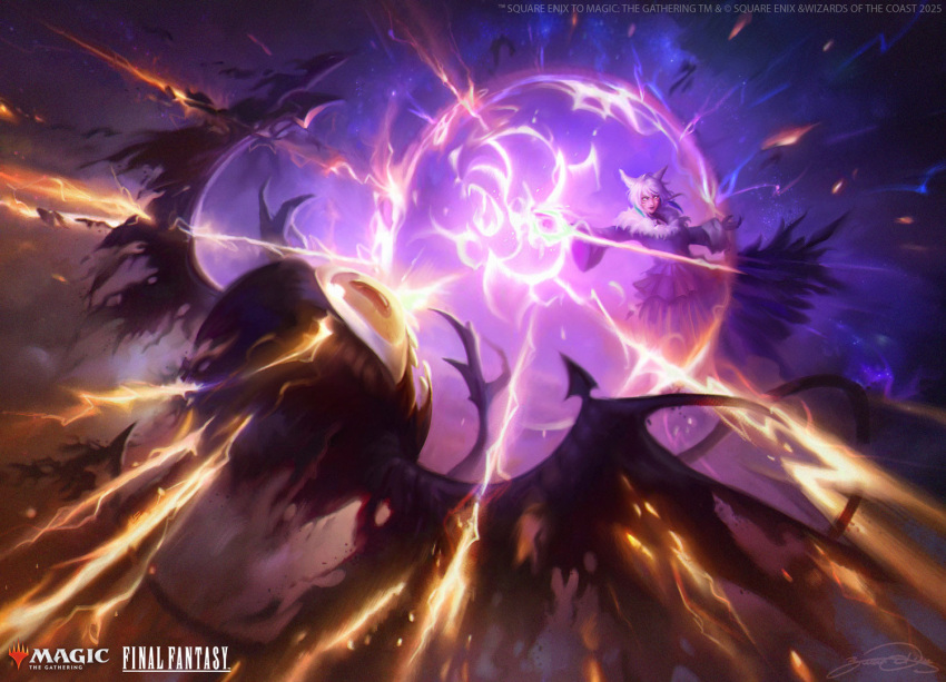 1girl, ahriman, animal_ears, cat_ears, commentary, copyright_name, copyright_notice, english_commentary