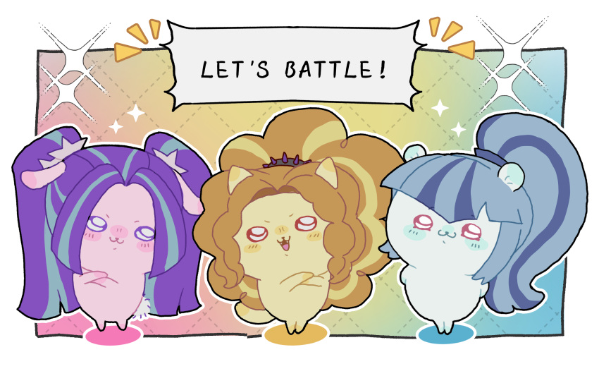 :3, absurdly_long_hair, absurdres, adagio_dazzle, adagio_dazzle_(human), animal_focus, animalization, aqua_hair