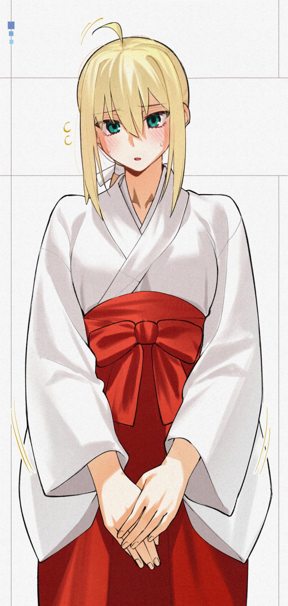 1girl, artoria_pendragon_(fate), blonde_hair, blush, braid, braided_bun, breasts, fate/stay_night