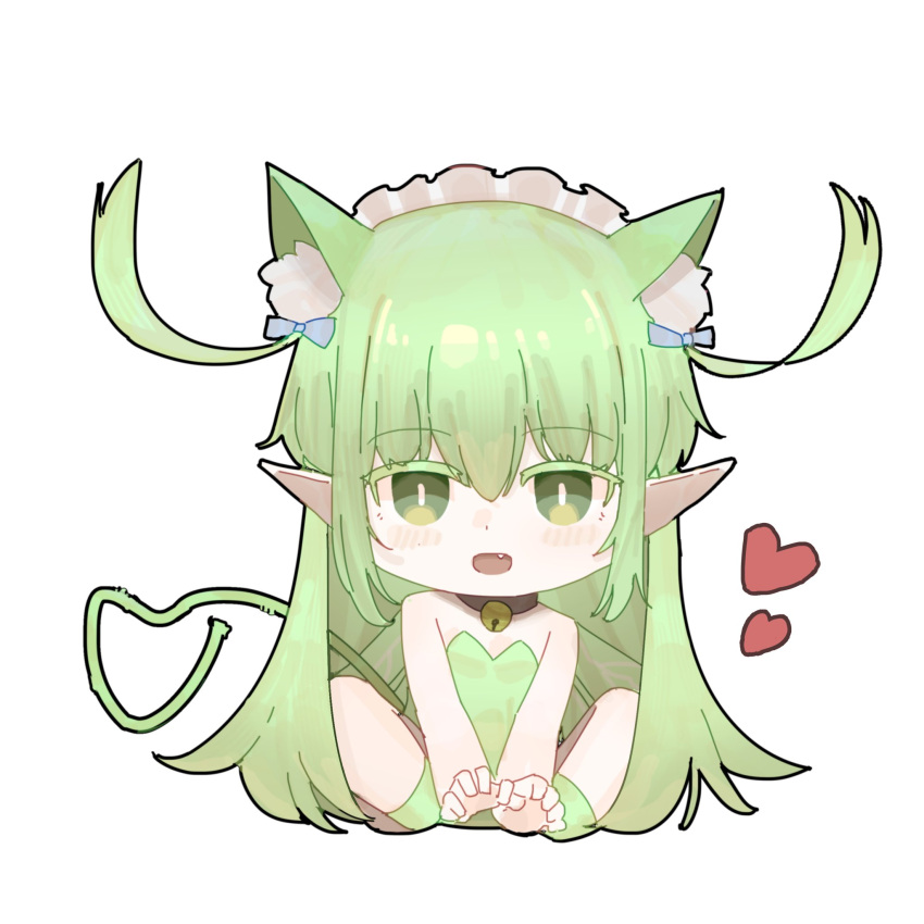 1girl, animal_ears, bare_shoulders, bell, black_souls, black_souls_2, blue_bow, bow