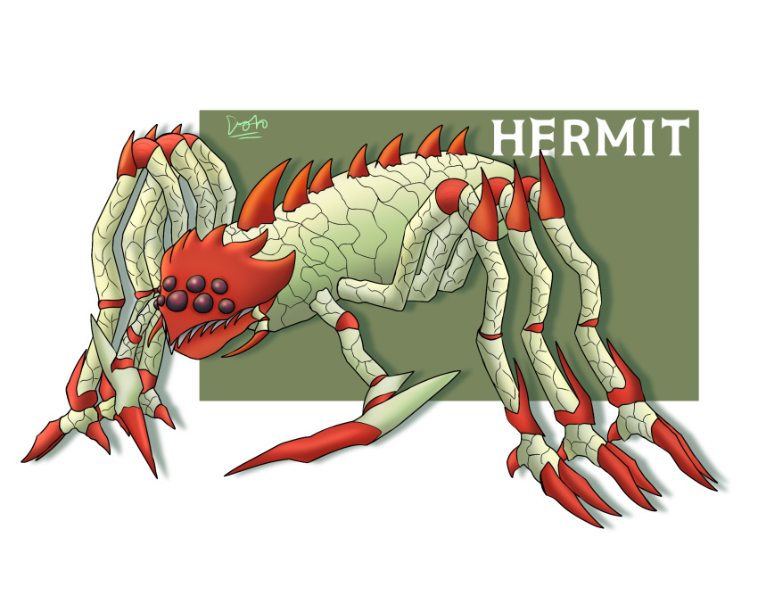1other, animal, arachnid, beast, creature, hermit_(house_of_the_dead), house_of_the_dead, insect, legs, monster, pixiv, satria_proto, sega, spider