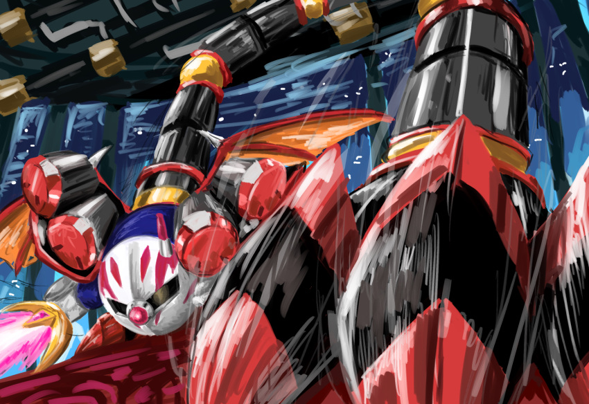 energy_sword, highres, holding, holding_sword, holding_weapon, indoors, kirby:_planet_robobot, kirby_(series)