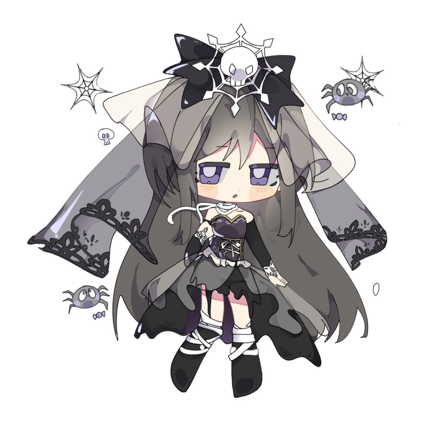 1girl, :o, a_wuqi, akemi_homura, alternate_costume, bandaged_leg, bandaged_neck, bandages
