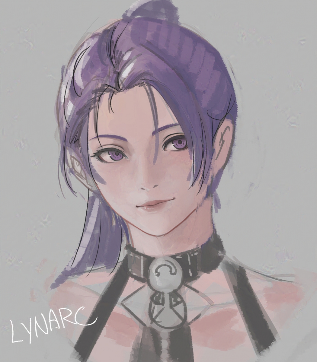 1girl, alternate_hairstyle, artist_name, bare_shoulders, choker, collarbone, fire_emblem, fire_emblem:_three_houses