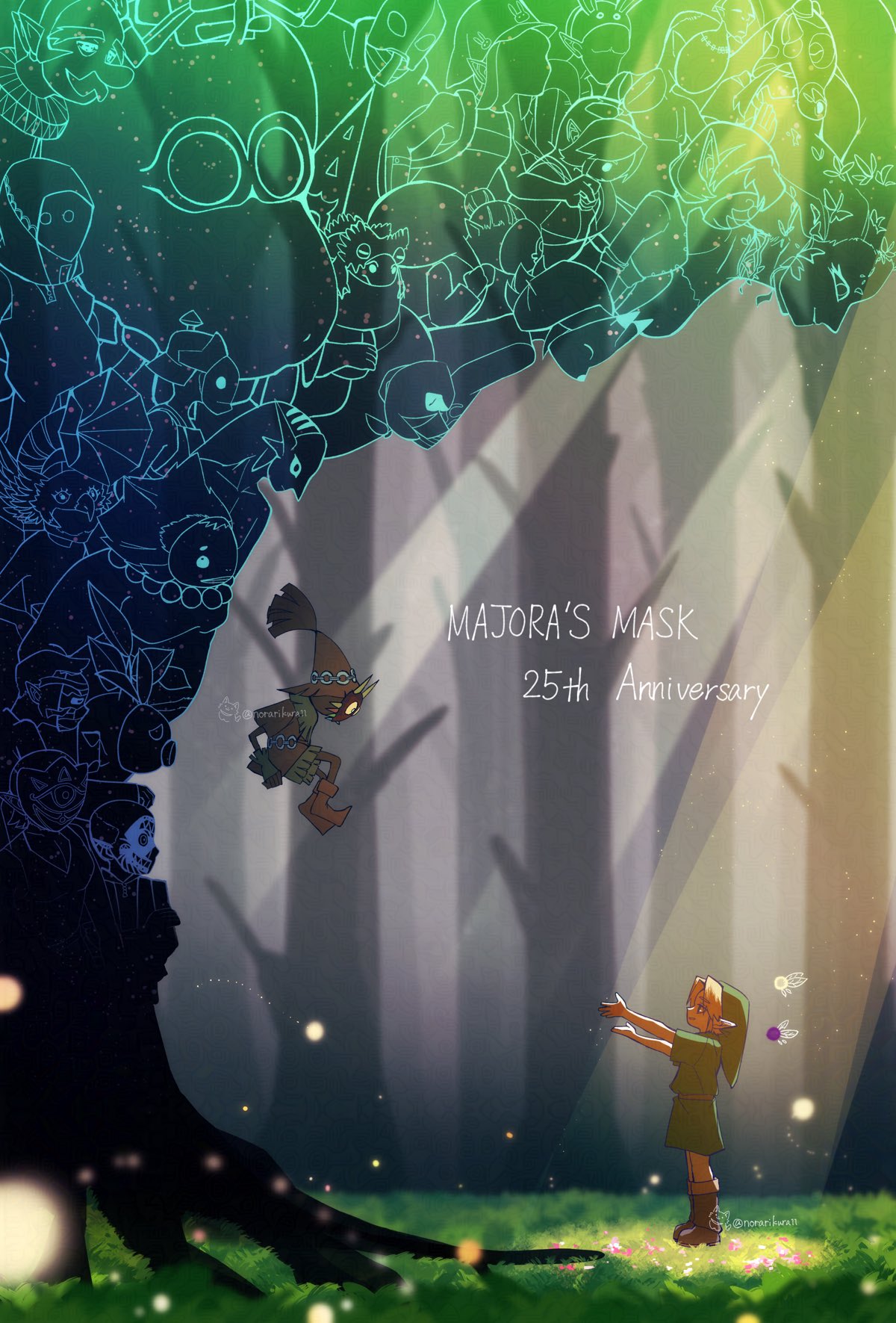 2boys, anniversary, artist_name, boots, brown_boots, commentary_request, copyright_name, fairy