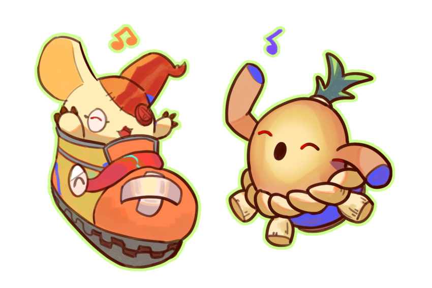 765_nanami, button_eyes, buttons, chibi, closed_eyes, digimon, digimon_(creature), digimon_card_game