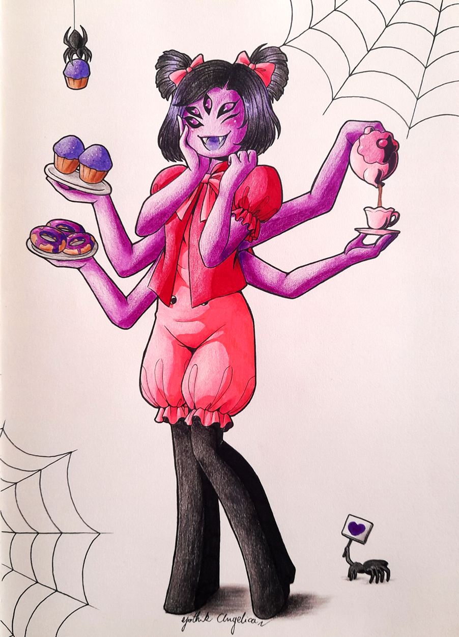 1girl, 2021, 2d, anthro, arachnid, arthropod, arthropod_girl, artist_name