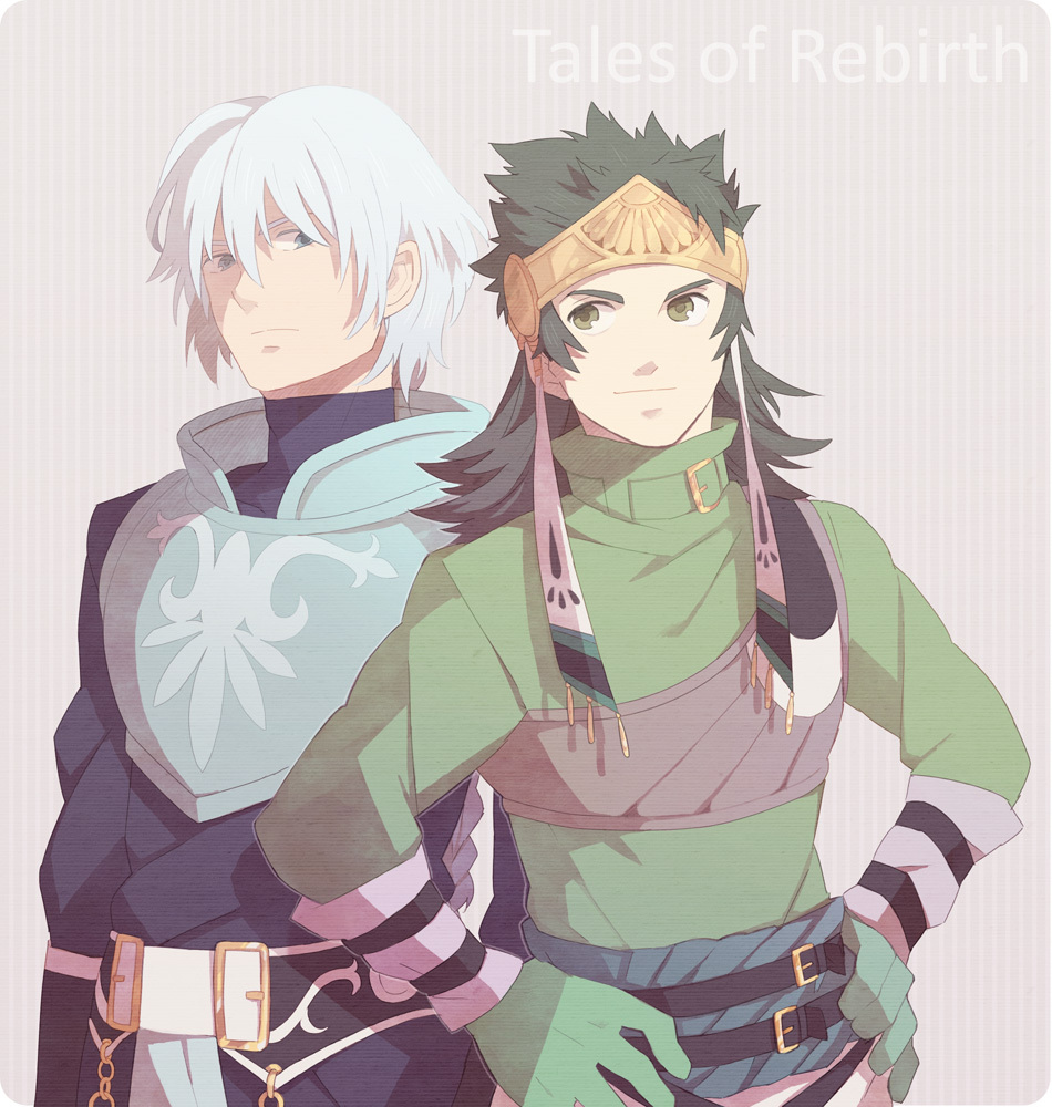 armor, bad_id, blue_eyes, gloves, green_eyes, green_hair, long_hair, male