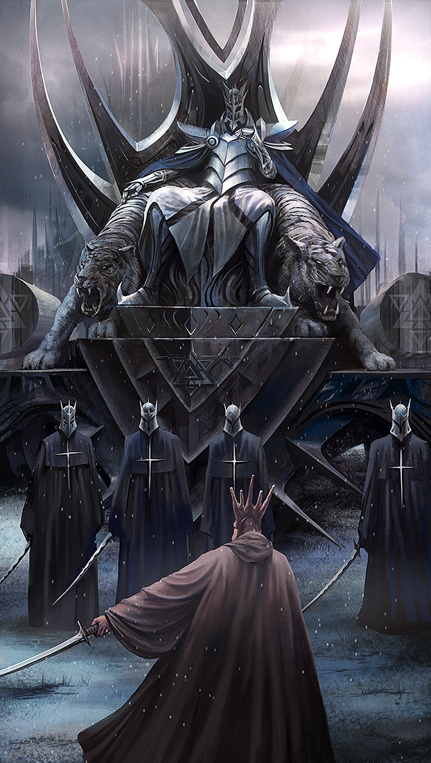 cape, cloudy_sky, cross, full_armor, garudinosu, gauntlets, helmet, noba