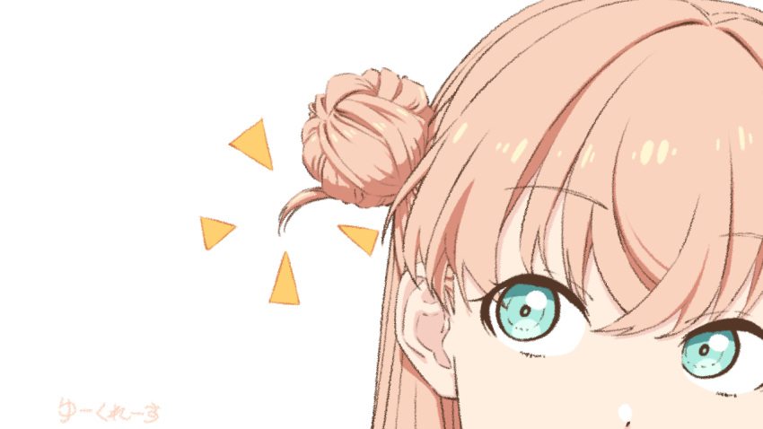 1girl, artist_name, commentary_request, deepness_(love_live!), double_bun, hair_bun, hinoshita_kaho, link!_like!_love_live!