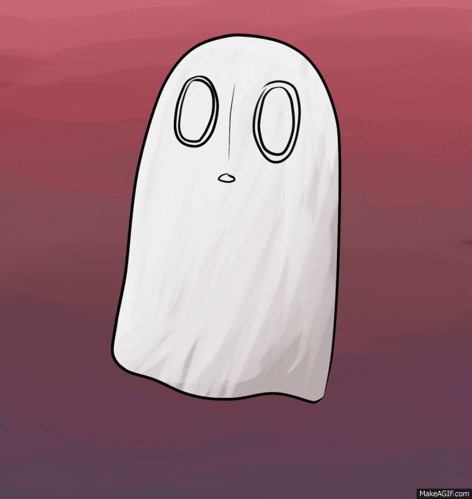 0_0, 1other, 2015, 2d, ambiguous_gender, animated, animated_gif, digital_media, ghost, gradient_background, looping_animation, napstablook, open_mouth, other_focus, red_background, simple_background, solo, tsuguminot, undertale, utdr_(toby_fox), watermark