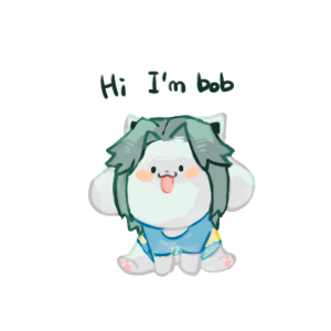 1boy, 2016, 2d, animal, animal_focus, bob_(undertale), creature, digital_media