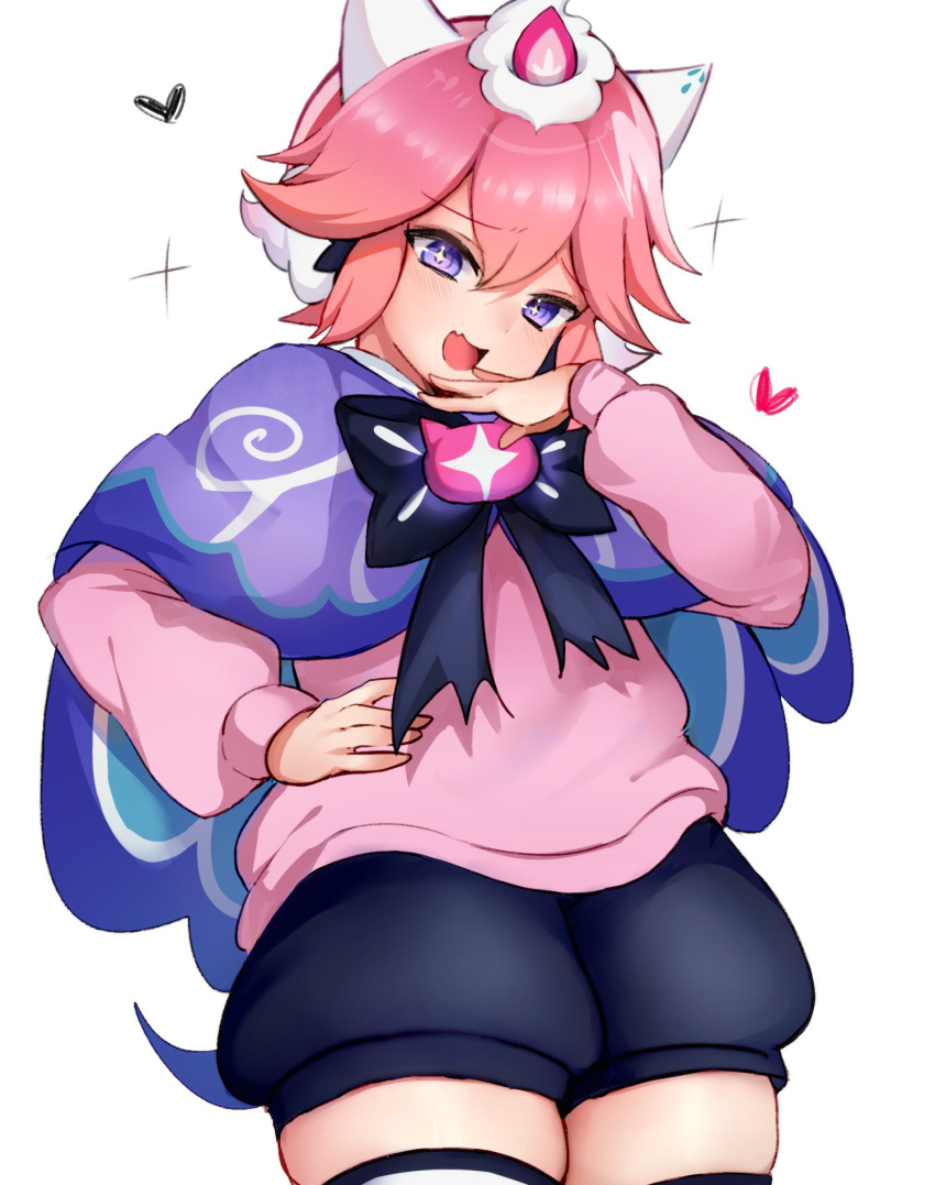 1other, cape, closed_mouth, cookie_run, cookie_run:_kingdom, hair_ornament, highres, humanization