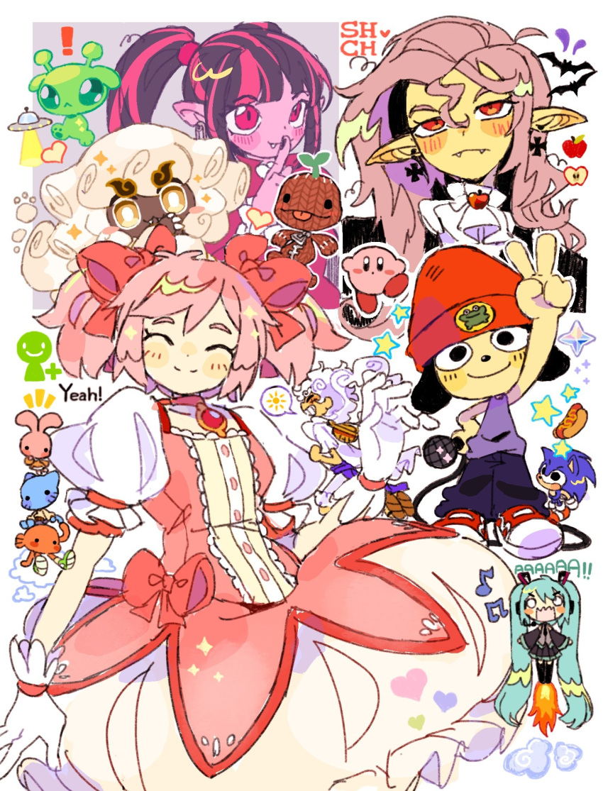 1other, 5boys, 6+girls, ^_^, alien, anais_watterson, ascot, beanie