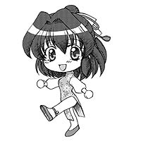 1girl, bad_id, chibi, chibi_only, china_dress, chinese_clothes, commentary_request, dress