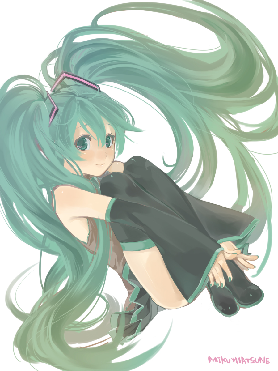 akua, aqua_eyes, aqua_hair, hatsune_miku, highres, long_hair, simple_background, smile