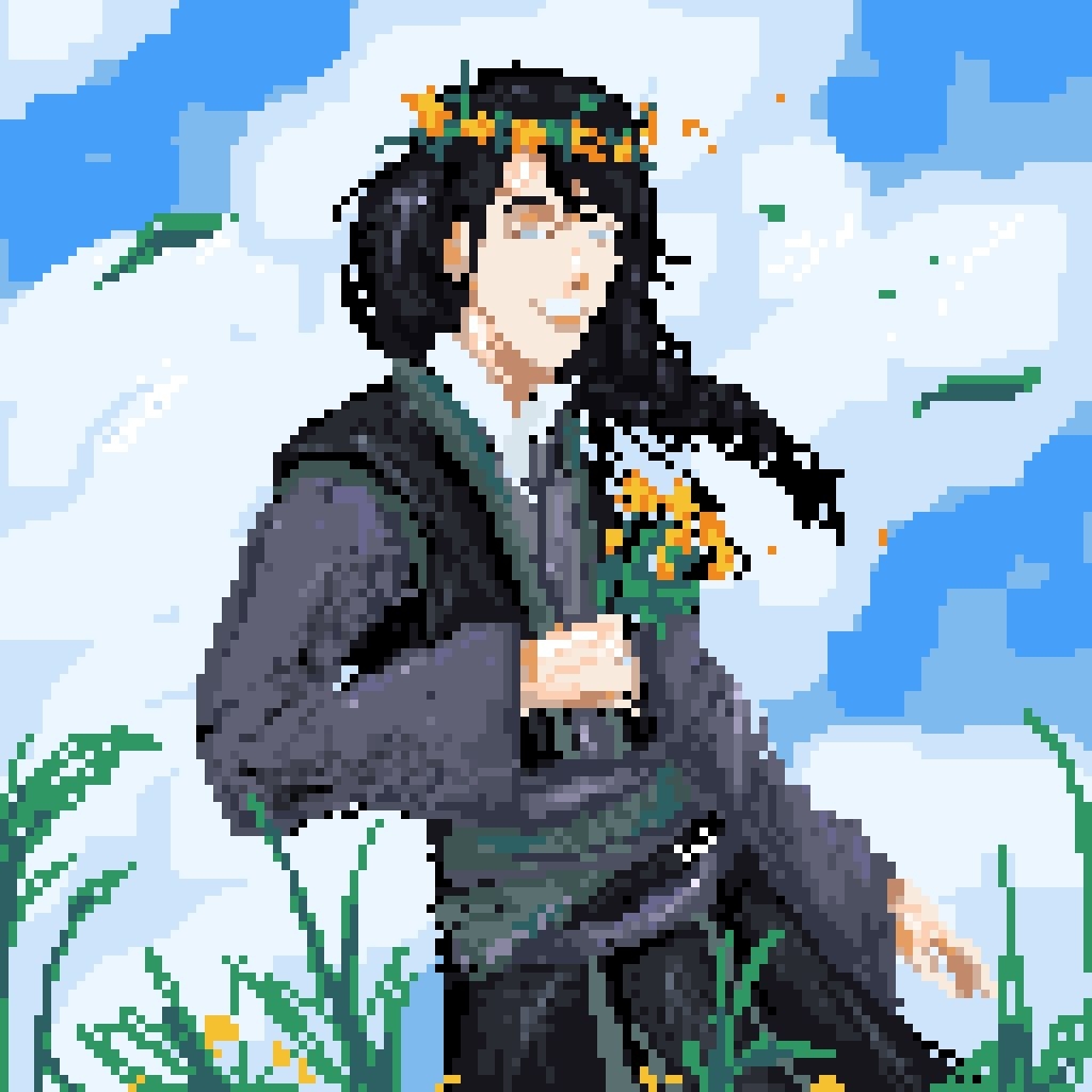 1boy, black_hair, blue_eyes, blue_sky, braid, chinese_clothes, clouds, day