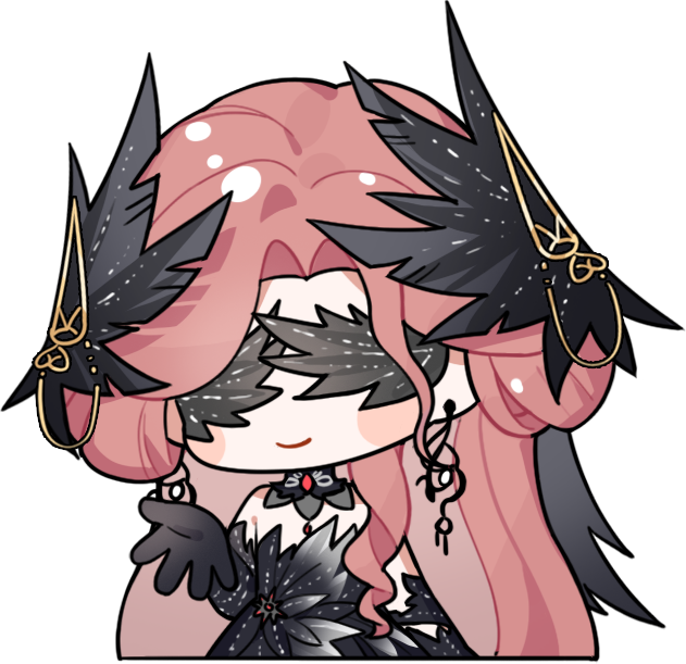 1girl, artist_request, bare_shoulders, bird_wings, black_choker, black_dress, black_gloves, black_wings