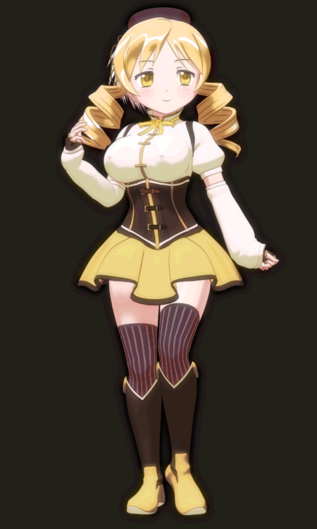 3d, animated, animated_gif, ass, blonde_hair, censored, fingerless_gloves, gif